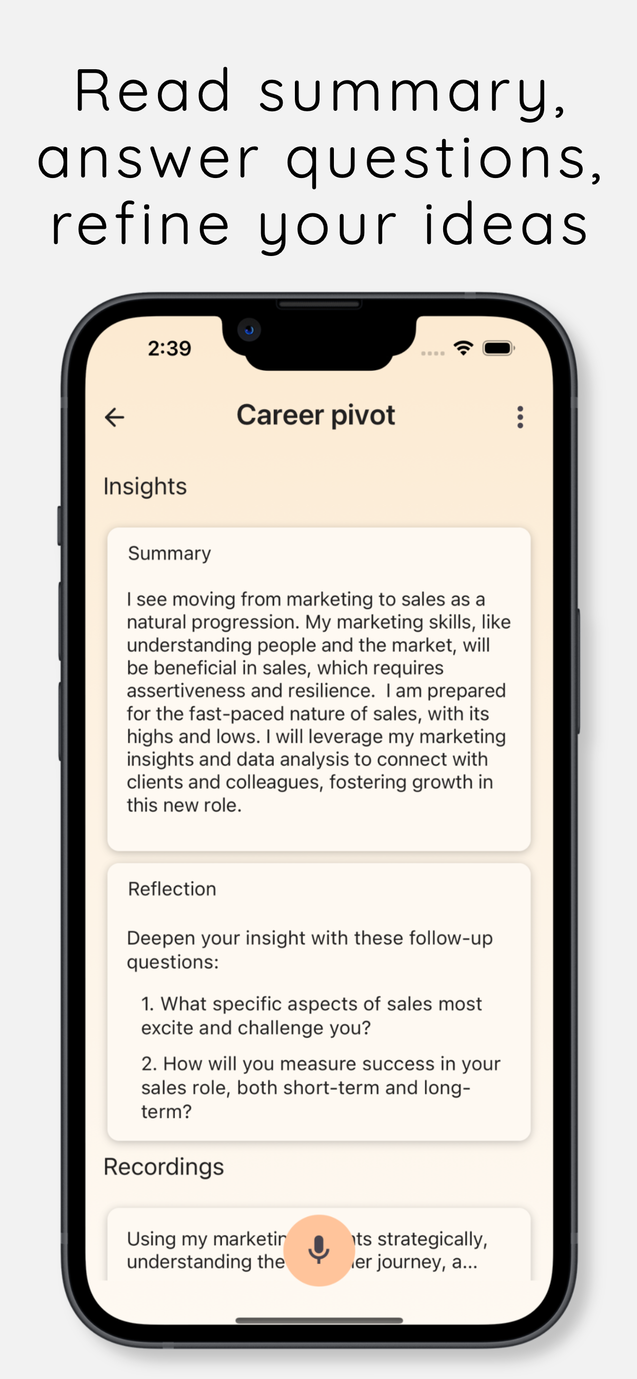 ThoughtTrails — App Store screenshot 1